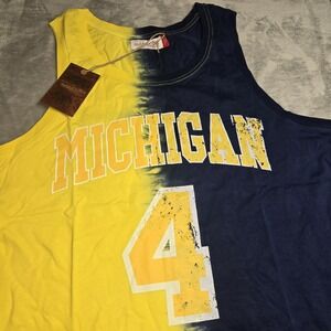 Mitchell & Ness Chris Webber Michigan Wolverines Tank Jersey XL Tie Dye College